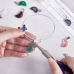 15шт 15 стиля подвески из натуральных и синтетических смешанных драгоценных камней&nbsp;G-SZ0002-19