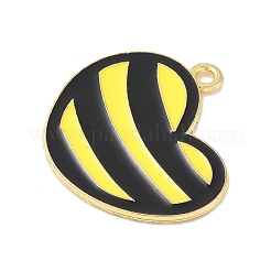 Эмалевые подвески из сплава на тему пчел&nbsp;FIND-M083-06I-G