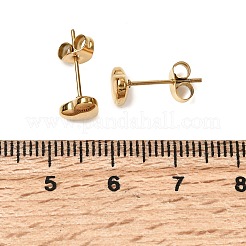 Серьги-гвоздики из нержавеющей стали 304 для женщин&nbsp;EJEW-G459-01C-G