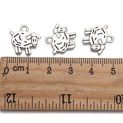 Pendentifs de moutons en alliage de zinc de style tibétain&nbsp;LS-PALLOY-F009-03