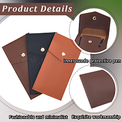 3 pièce en cuir PU bicolore avec porte-stylos en alliage&nbsp;AJEW-CL0002-94