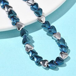 Браслеты-цепочки из искусственного гематита в форме сердца для женщин&nbsp;BJEW-Z148-07P-01