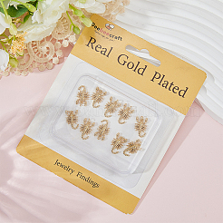 10 шт. латунные подвески в виде скорпиона&nbsp;KK-BBC0022-83