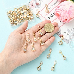 36 шт. 6 стильных подвесных украшений из сплава&nbsp;HJEW-YW00221