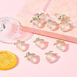 10шт прозрачные акриловые подвески&nbsp;MACR-FS0002-08A