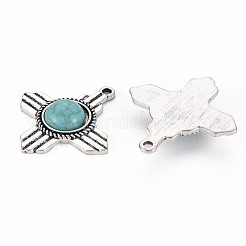 Сплавочные подвески тибетского стиля&nbsp;PALLOY-S120-294AS-RS