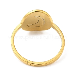 Verstellbare Ringe aus Edelstahl 304&nbsp;RJEW-K245-50G