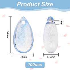 100шт подвески лэмпворк ручной работы&nbsp;LAMP-OC0001-66C