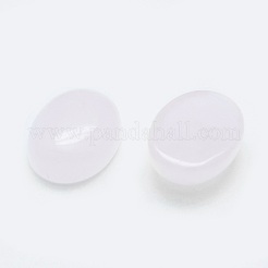 Rosa naturale cabochon di quarzo&nbsp;G-G759-Z10