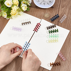 52 шт. 13-цветные пластиковые папки с 5 отверстиями для свободного переплета&nbsp;DIY-MA0006-76