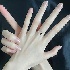 Кольца для пальцев в форме кошки и луны из сплава&nbsp;FS-WG27026-01