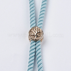 Création de bracelets à cordon torsadé en nylon&nbsp;X-MAK-F018-09G-RS