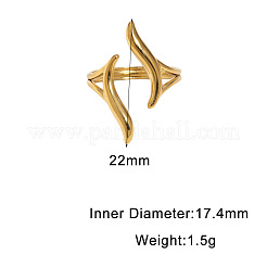 Offene Manschettenringe aus Edelstahl 304&nbsp;FS-WG383CD-02