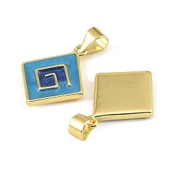 Pendentifs d'émail en laiton &nbsp;KK-CBA9175-24G