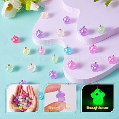 64 шт. подвеска из полупрозрачной смолы 8 цветов&nbsp;JX857A