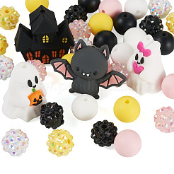 20 Stück 11 Stile Halloween Silikonperlen&nbsp;SIL-TA0003-27