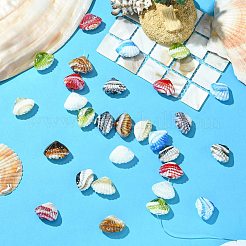 40шт 8 цвета бусины лэмпворк ручной работы&nbsp;LAMP-CJ0002-76