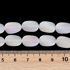 Стеклянные бусины с гальваническим покрытием &nbsp;EGLA-C009-01B-AB01