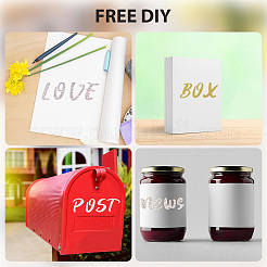 Наборы лазерных наклеек с буквами из ПВХ&nbsp;DIY-WH20010-21