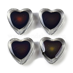 Двухцветные стеклянные бусины для настроения&nbsp;GLAA-Z007-10A