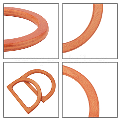 Sostituzione maniglie in legno a forma di D&nbsp;FIND-PH0015-91-WH