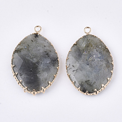 Природные подвески лабрадорита&nbsp;G-S344-83A