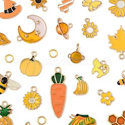 30 шт. Подвески из сплава с эмалью&nbsp;FIND-FS0004-48