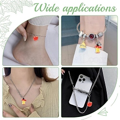 20 шт. 2 стиля подвески из смолы в виде яблока&nbsp;RESI-YW0004-67