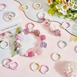 20 шт. окрашенные распылением кольца пружинных ворот из сплава&nbsp;FIND-SC0013-18