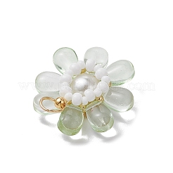 8шт 8 цвета стеклянные подвески&nbsp;PALLOY-MZ00656