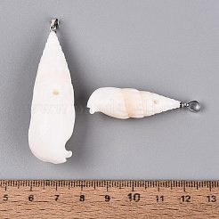 Gros pendentifs coquille spirale&nbsp;SHEL-Q029-14P