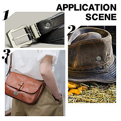 15 шт. 1-отверстийные пуговицы из сплава и пластика&nbsp;BUTT-HY0001-11D