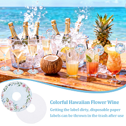 Encantos de copa de vino de papel&nbsp;DIY-WH0899-772D-14