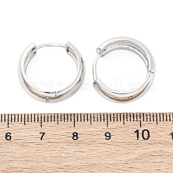 Латунные серьги обруча&nbsp;EJEW-Q015-21A-P