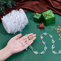 Акриловые шнуровые бусины для украшения вечеринки&nbsp;FIND-WH0816-062B