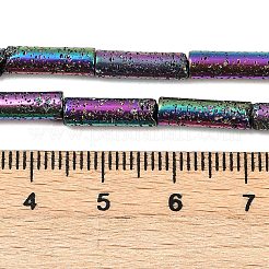 Hebras de cuentas de roca de lava natural galvanizada&nbsp;G-K388-03B-09