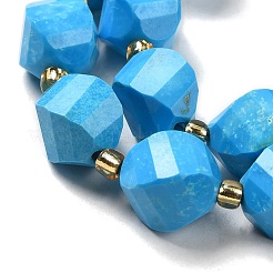 Окрашенные натуральные нити из бисера хаулит&nbsp;G-G023-B01-01A