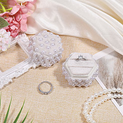 Бархатные коробочки для парных колец&nbsp;VBOX-WH0019-001