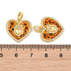 Messing micro pave klare zirkonia anhänger&nbsp;CU-CBA415D-11G-01