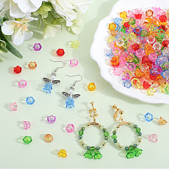 500 шт. Прозрачные акриловые бусины&nbsp;TACR-SP0001-05