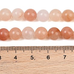 Rangs de perles de jade rose naturel teintées&nbsp;GG-CBAD029-A12-8mm