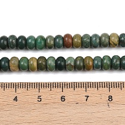 Нити бусин из натурального нефрита шушан&nbsp;G-L647-D12-4x6mm