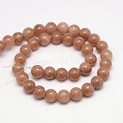 Chapelets de perles en jade jaune naturel&nbsp;G-G598-6mm-YXS-27