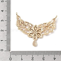 Pendentifs en laiton zircon cubique transparent&nbsp;KK-N290-16G