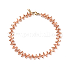 Set di cavigliere con perline di semi di rocailles giapponesi a 3 colori per le donne&nbsp;AJEW-AN00473