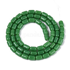 Chapelets de perles en verre opaques&nbsp;GLAA-T028-14P-04