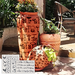 4 лист 4-х видов бумажных керамических наклеек&nbsp;DIY-OC0014-68