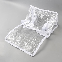 Transparente PVC-Kunststoff-Verpackungsbeutel mit Griffen&nbsp;ABAG-WH0045-73
