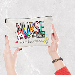 Мешки для хранения из поликоттонового холста ABAG-WH0029-056