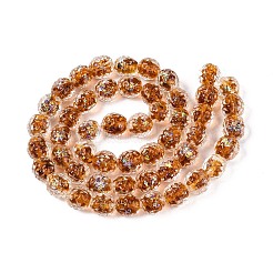 Handmade стеклянные бусины фольги&nbsp;FOIL-N029-10E